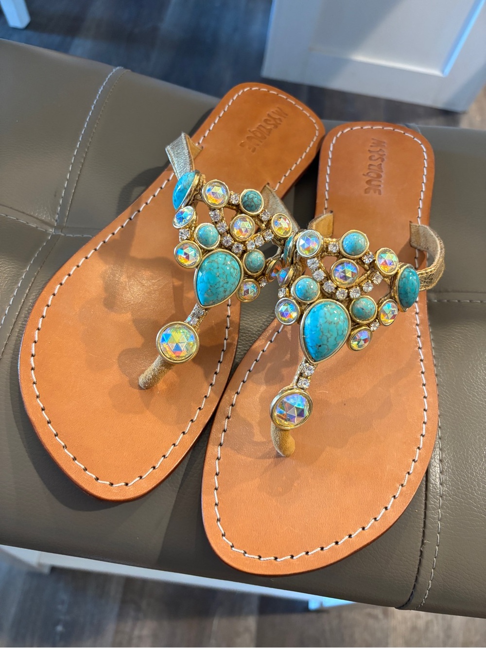 Mystique Sandals with Jewels Galore Woman’s Sz 11